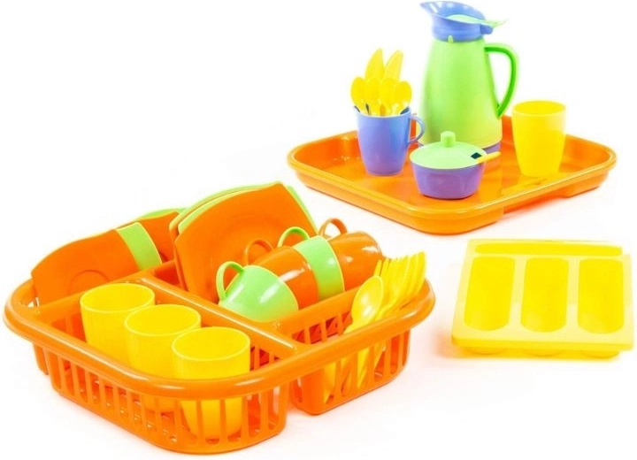 Service de table avec plateau – 40 pièces