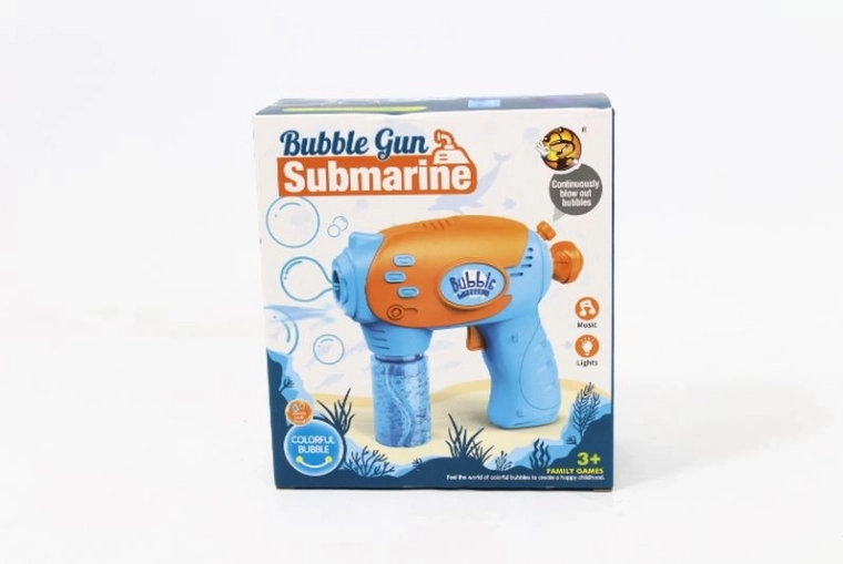Pistolet à bulles en carton