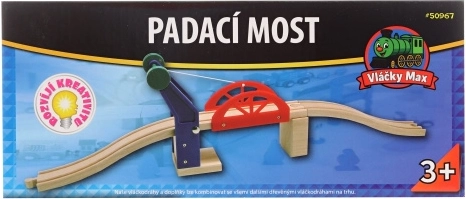 Pont-levis Vldky Max pour circuit de train en bois