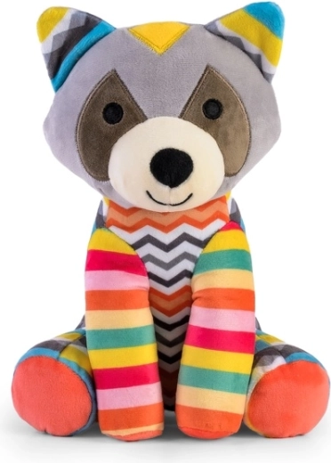 Peluche raton laveur colorée Daffi 25 cm