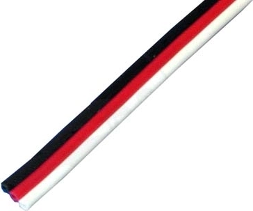 Câble servo plat à 3 fils Futaba 3 × 0,33 mm - 1 m