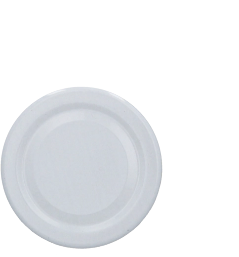 Set de couvercles émaillés noirs 58 mm (10 pcs)