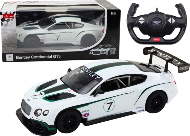 Voiture RC 1:14 BENTLEY Continental GT3 blanche
