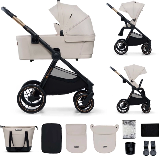 Poussette combinée Kinderkraft Nea 2 2en1 beige