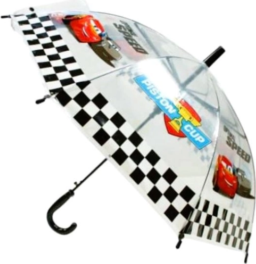 Parapluie automatique transparent pour enfants Cars