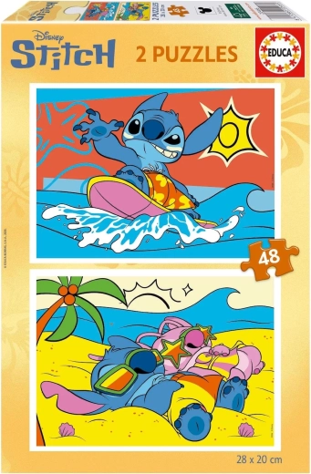 Puzzle pour enfants Educa Stitch 2x48 pièces