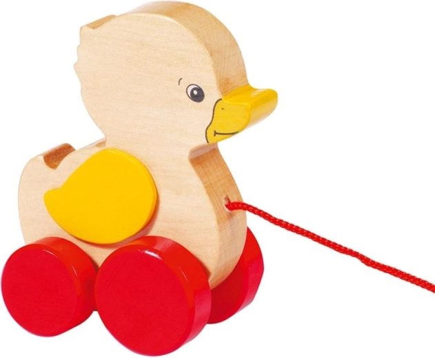Jouet à tirer en bois Canard Goki
