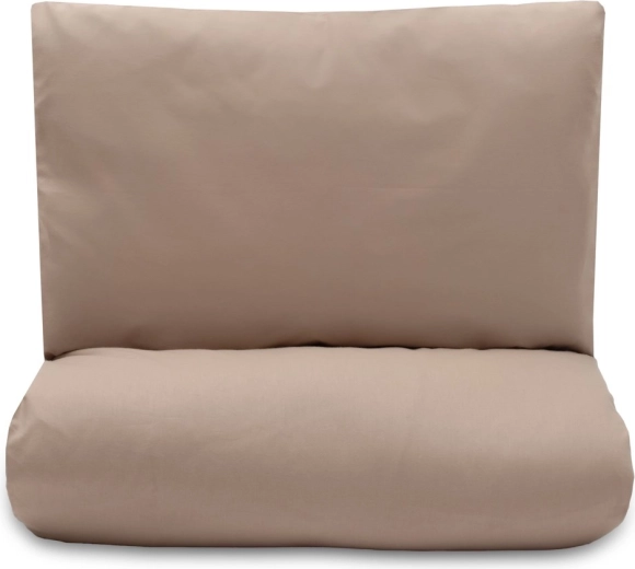 Ensemble en coton pour lit bébé avec garnissage 90 × 120 cm cappuccino