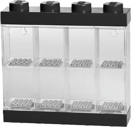 Vitrine de collection LEGO pour 8 minifigurines – noir