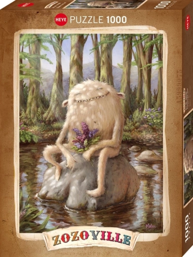 Puzzle HEYE Zozoville : Des fleurs pour toi ! 1000 pièces