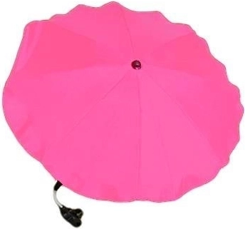 parasol de poussette rose