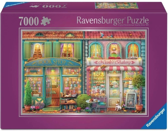 Puzzle Ravensburger Librairie et boulangerie 7000 pièces