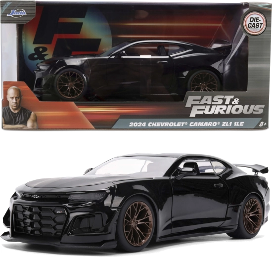 Modèle de voiture 2024 Chevrolet Camaro ZL1 FAST & FURIOUS 19 cm