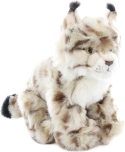 Lynx en peluche éco-responsable 28 cm