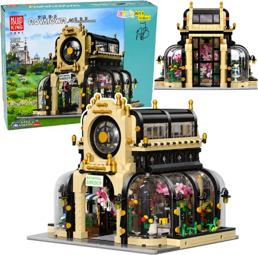 Orangerie botanique magique – kit de construction 2147 pièces avec éclairage LED