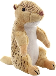 Marmotte européenne en peluche 18 cm