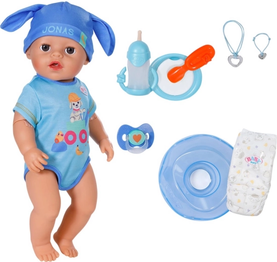 Poupée Baby Born Jonas Click & Play 43 cm avec main magique et accessoires
