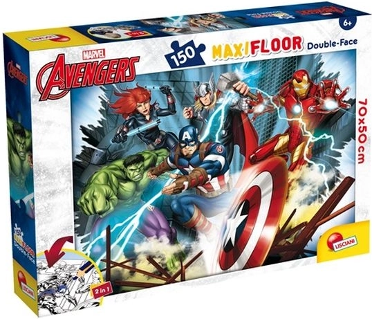 Puzzle maxi Lisciani Marvel 150 pièces Avengers