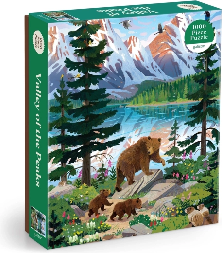 Puzzle Galison Vallée des montagnes 1000 pièces