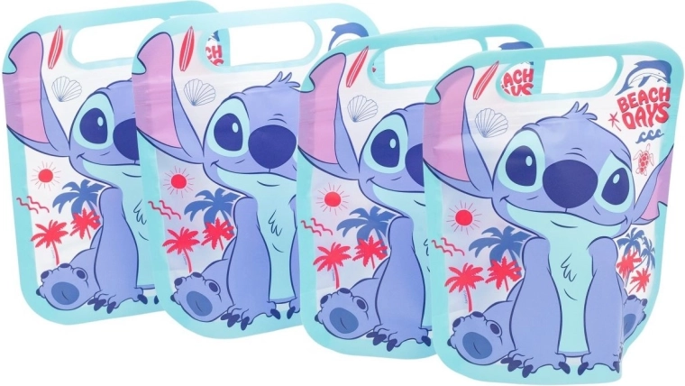 Set de sachets refermables DISNEY Stitch, 4 pcs