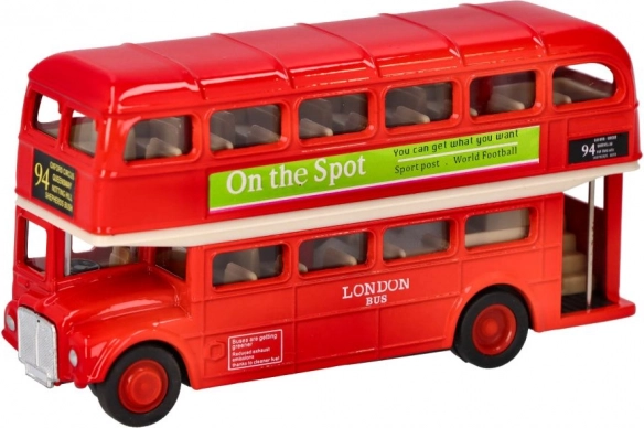 Modèle métallique de double-decker londonien Goki