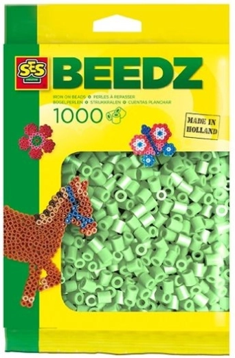 Perles à repasser SES Creative vert clair 1000 pièces