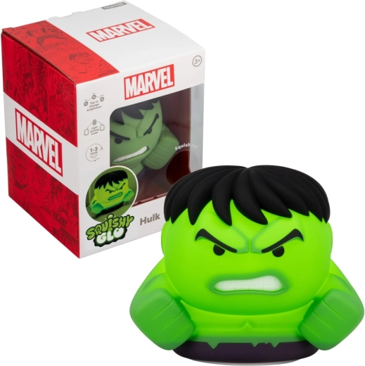 Marvel SquishyGlo Hulk – figurine lumineuse à presser