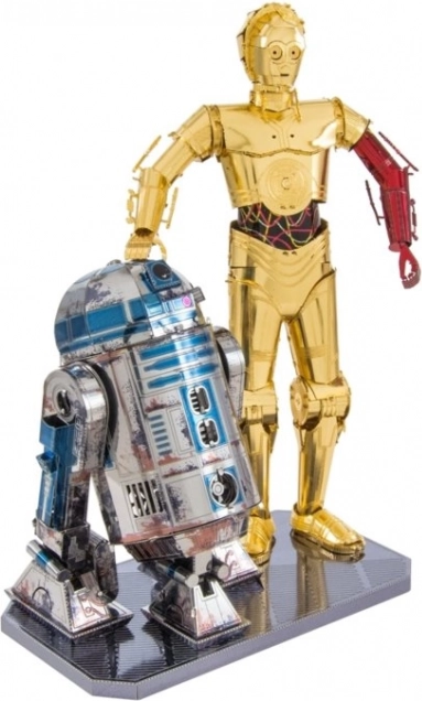 Puzzle métalliques 3D Star Wars : R2-D2 et C-3PO