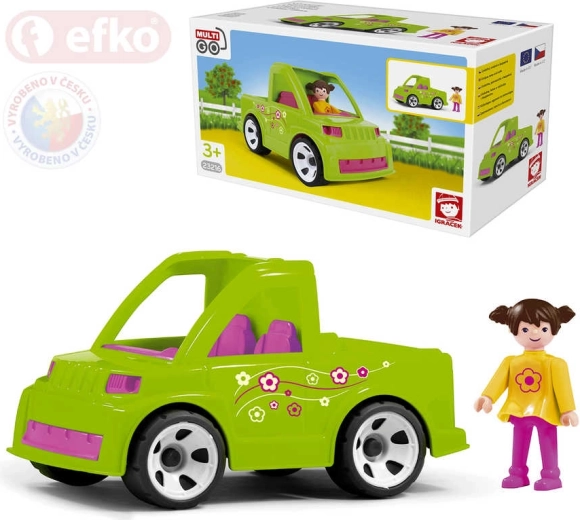 Efko Igráček MultiGO set voiture avec jardinière en boîte