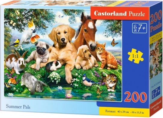 Puzzle 200 pièces Summer Pals
