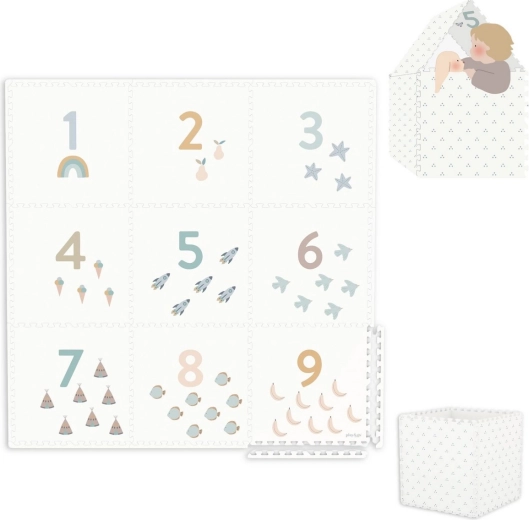 Play&Go tiloo EEVAA tapis de jeu 2-en-1 Numbers