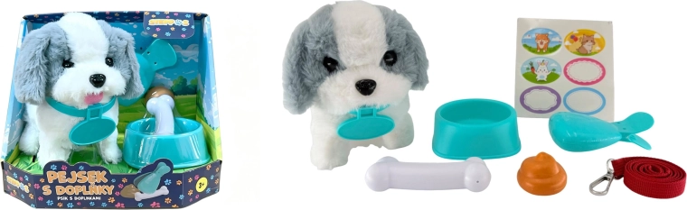 STEPPOS, chien avec accessoires