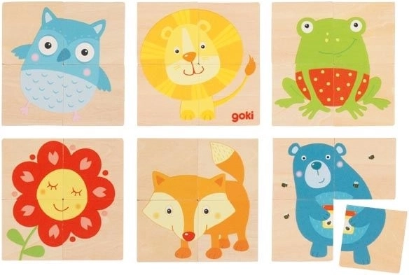 Goki karemo animaux en bois