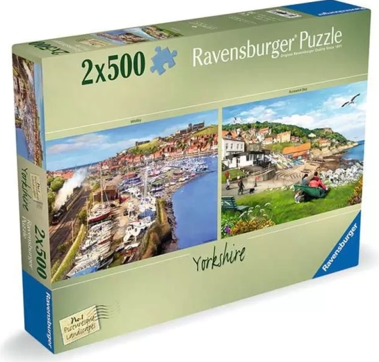 Puzzle Ravensburger paysages pittoresques : Yorkshire 2×500 pièces
