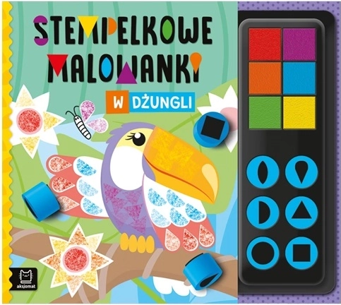Coloriages à tampons dans la jungle – coloriages avec tampons