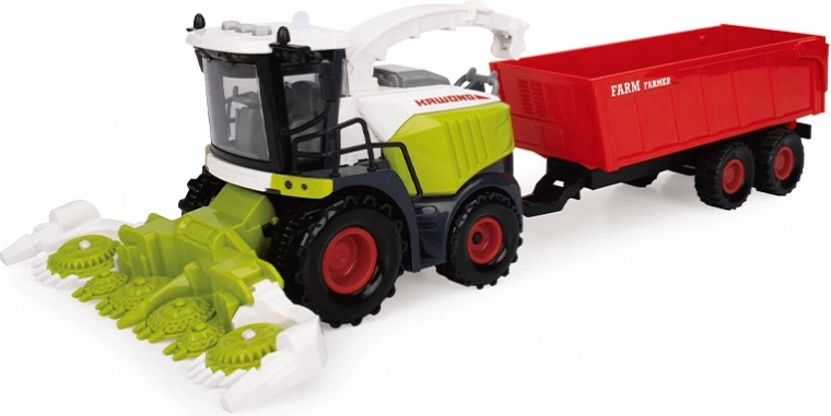 FARM SERVICE moissonneuse-batteuse avec remorque, lumières et sons