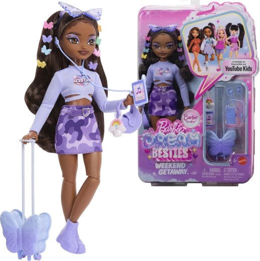 Barbie Dream Besties Brooklyn, escapade le temps d’un week-end avec accessoires