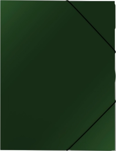 Chemise à élastique A4, verte, PP 350 µm