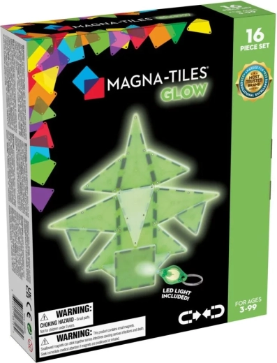 MAGNA-TILES jeu de construction magnétique lumineux de 16 pièces
