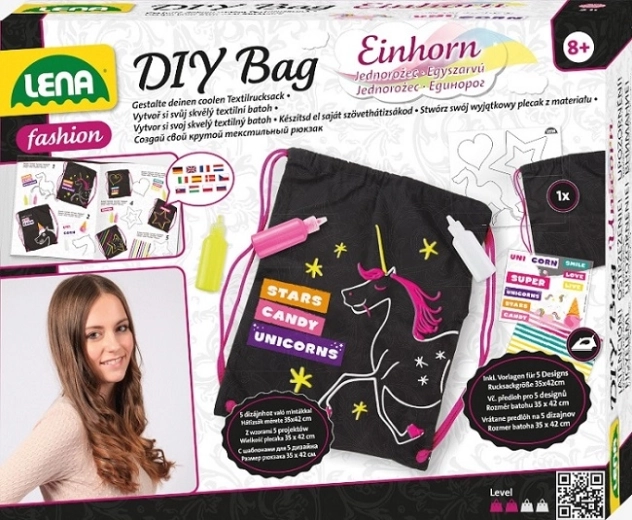 Kit créatif pour concevoir un sac à dos textile LENA