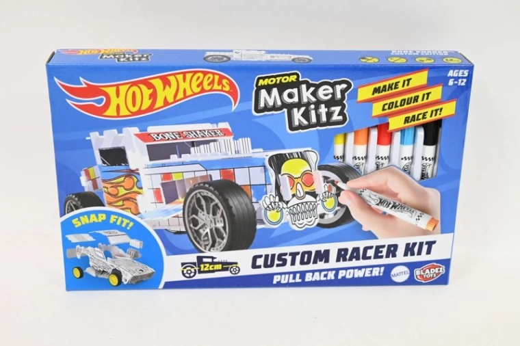 Hot Wheels Maker Kitz Bladez, kit de construction avec feutres - 1 pièce