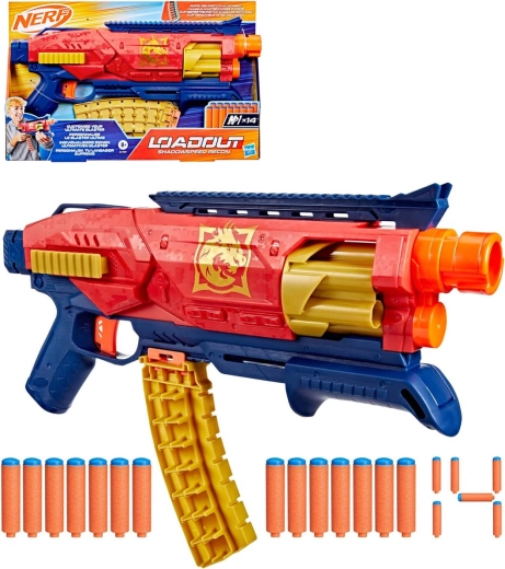 Blaster Hasbro Nerf Loadout Shadowspeed Recon avec 14 fléchettes N1