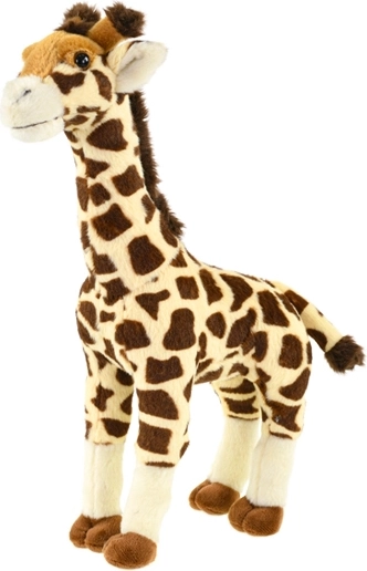 Girafe en peluche debout 28 cm