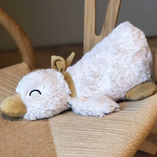 PETÚ PETÚ compagnon en peluche Delilah teddy bear duck off white