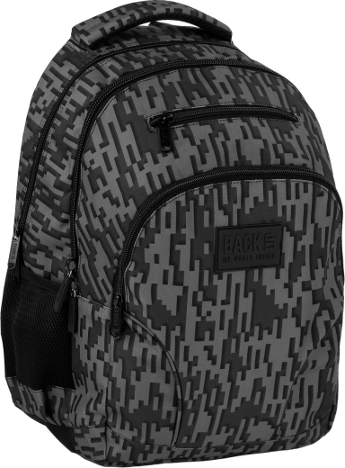 Sac à dos étudiant BackUP Steel gris 30 l