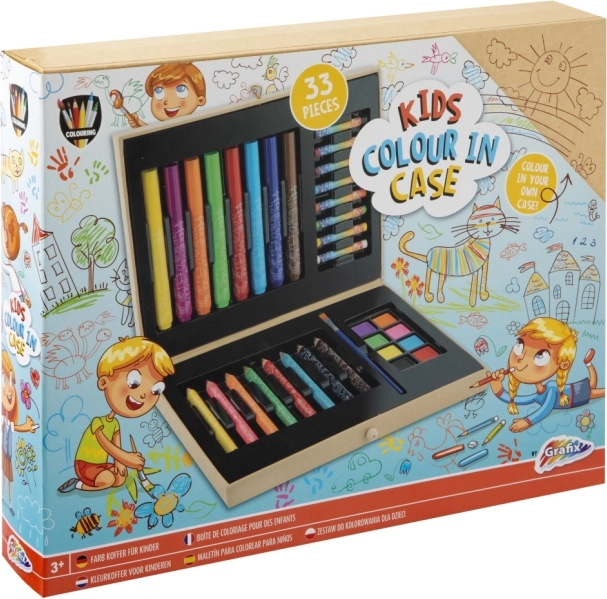 Mallette de peinture pour enfants – 33 pièces