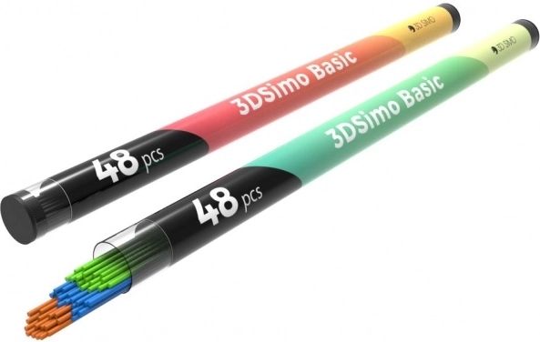 Filament PCL pour stylo 3D Basic – vert, bleu, brun (15 m)