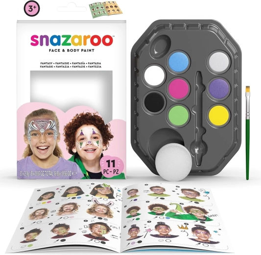 Snazaroo set de peintures pour le visage et le corps – 8 pièces