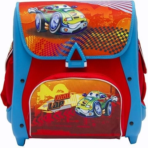 Cartable scolaire Cars 21 l rouge-bleu