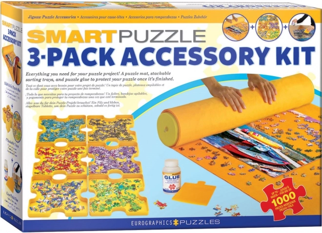 EUROGRAPHICS Ensemble d’accessoires pour puzzles 3-en-1